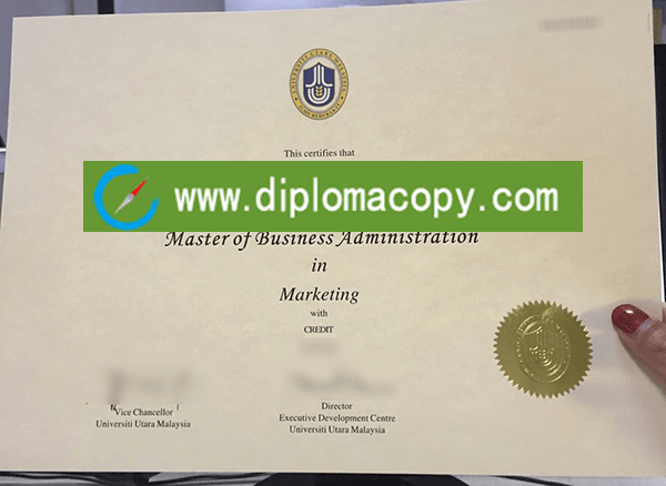 order Universiti Utara Malaysia degree