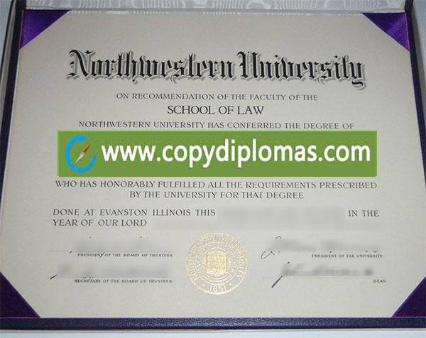 Northwestern University diploma