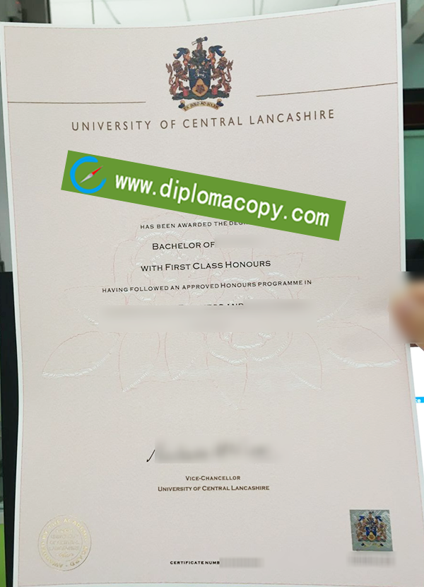 University of Central Lancashire diploma, UCLan fake degree