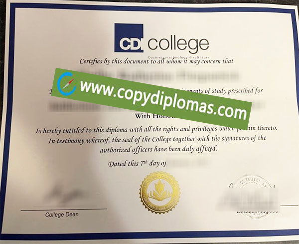 CDI College diploma, CDI College degree